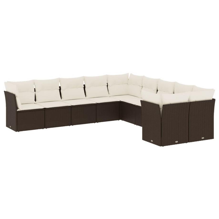 set divano da giardino Polirattan