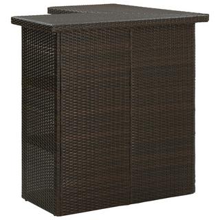 VidaXL Stehtisch poly-rattan  