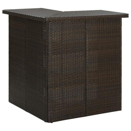 VidaXL Stehtisch poly-rattan  