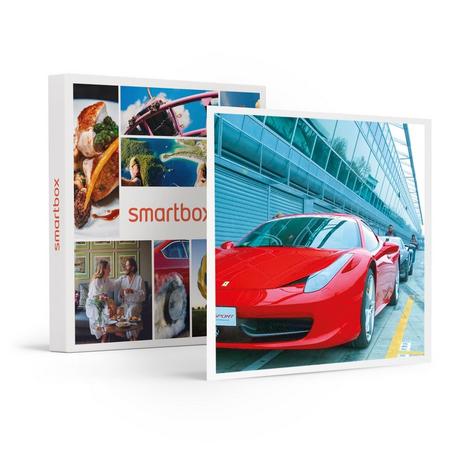 Smartbox  Passion adrénaline : 2 tours exaltants en Ferrari F458 Italia sur le circuit de Crémone - Coffret Cadeau 