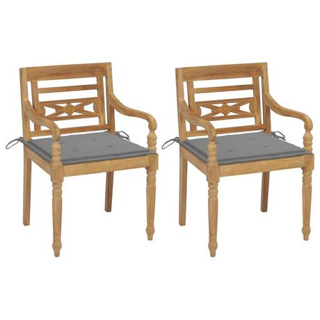 VidaXL sedia da giardino Teak riciclato  