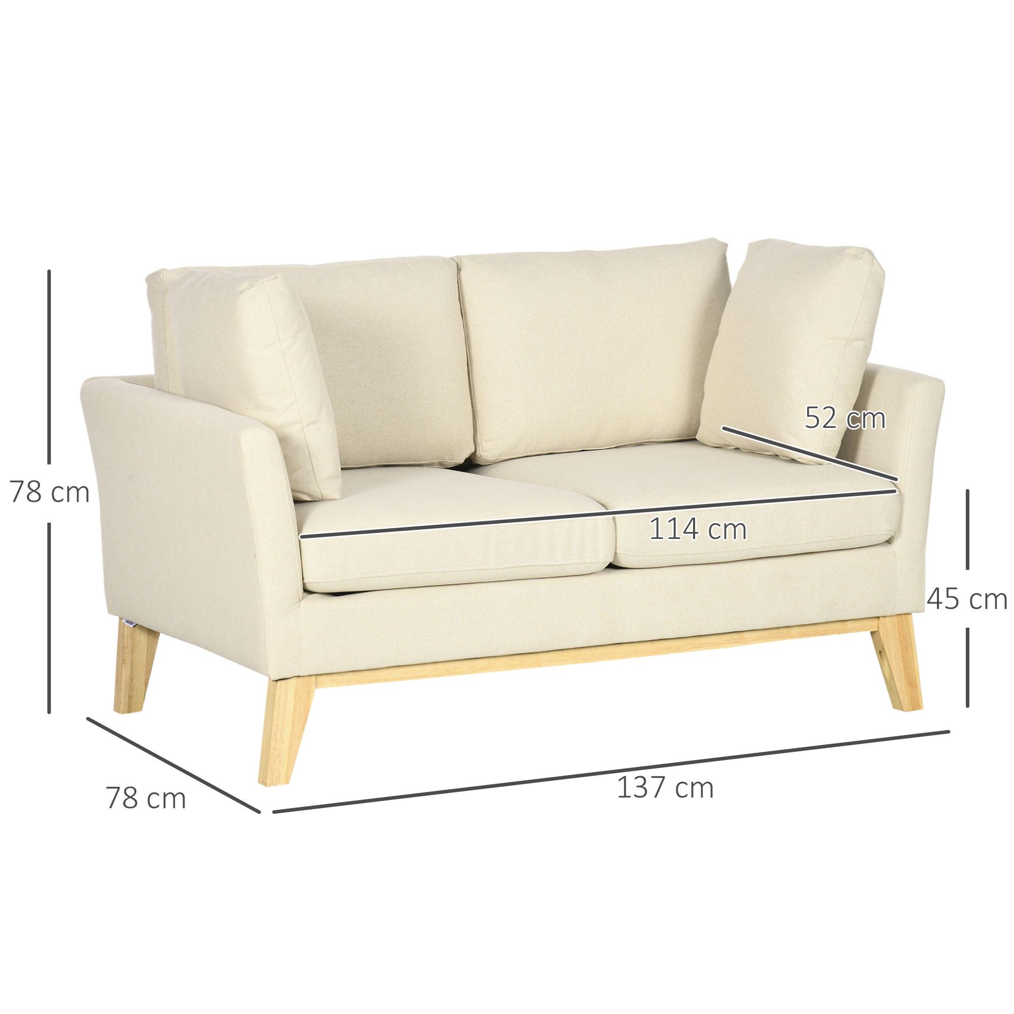 HOMCOM Sofa 2-Sitzer  