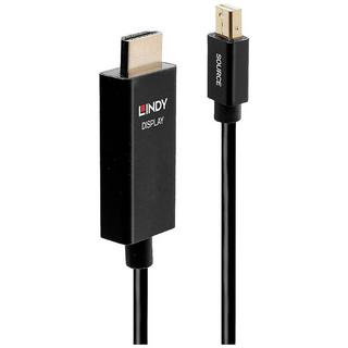 LINDY  LINDY Adaptateur de câble vidéo 3 m Mini DisplayPort HDMI type A (standard) 