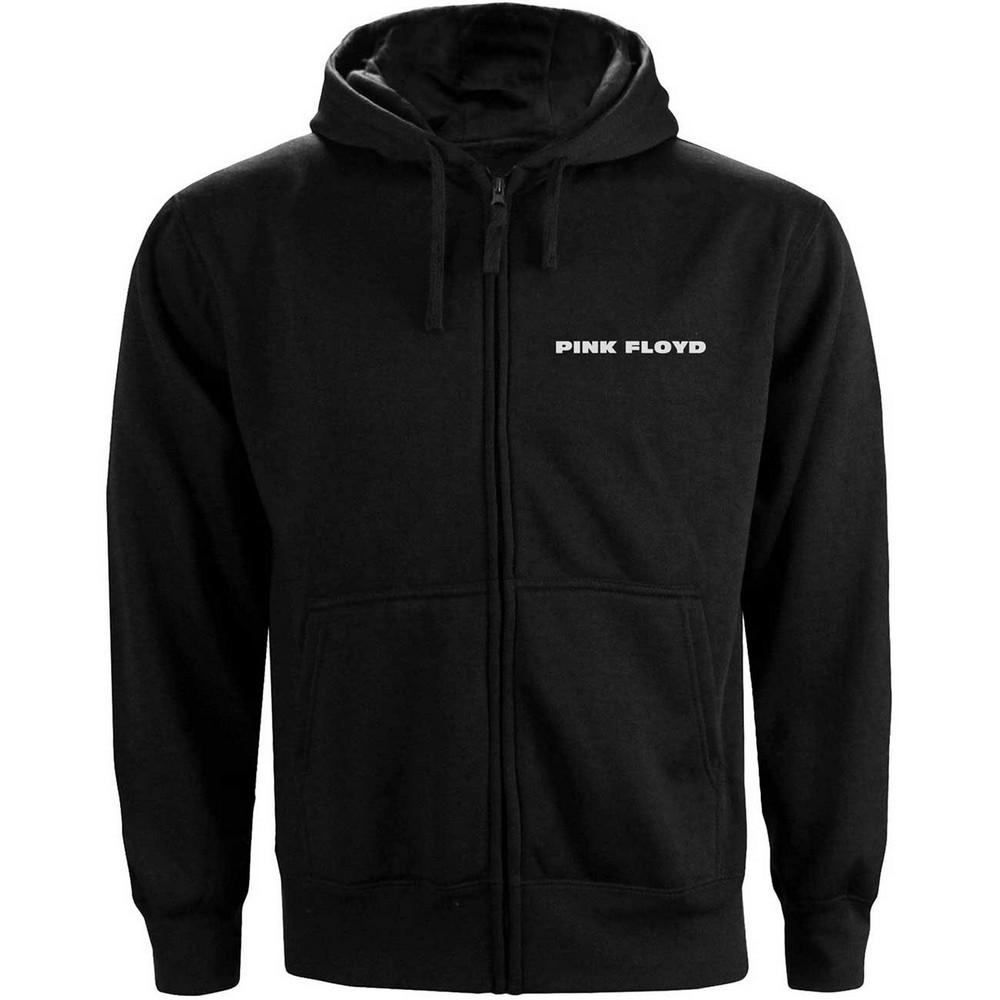 Pink Floyd  Hoodie mit durchgehendem Reißverschluss Logo 