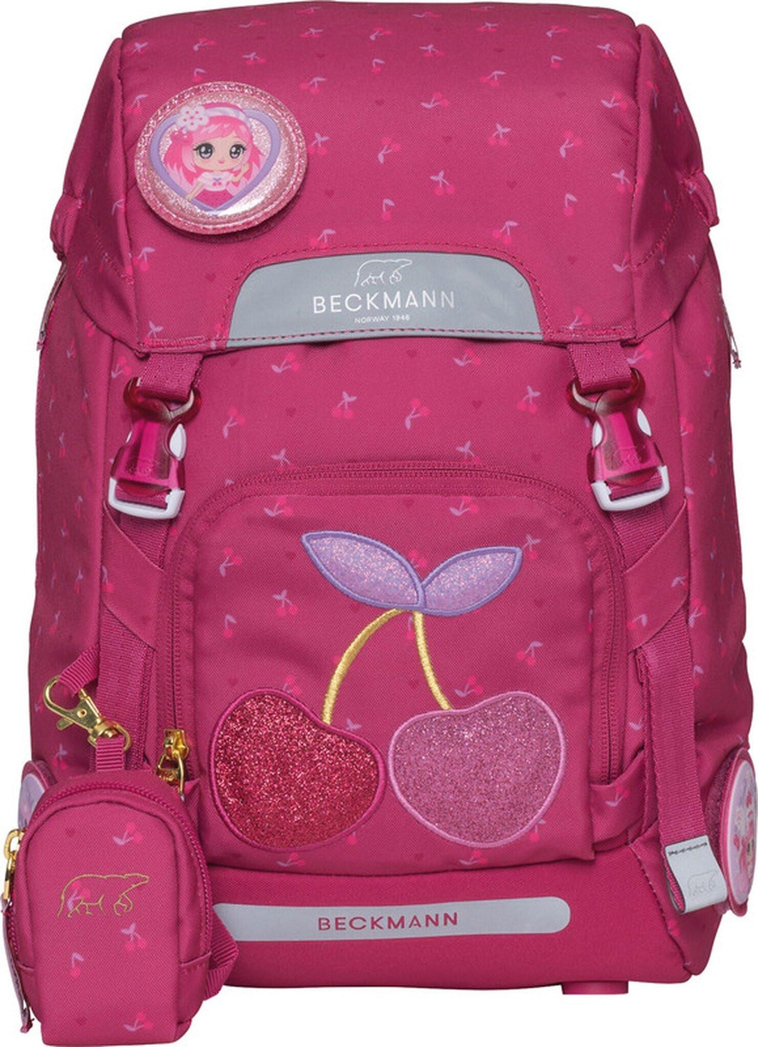 Beckmann  Schulrucksack Classic  6-teiliges Set Cherry 