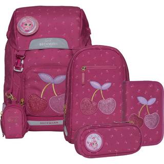 Beckmann  Schulrucksack Classic  6-teiliges Set Cherry 