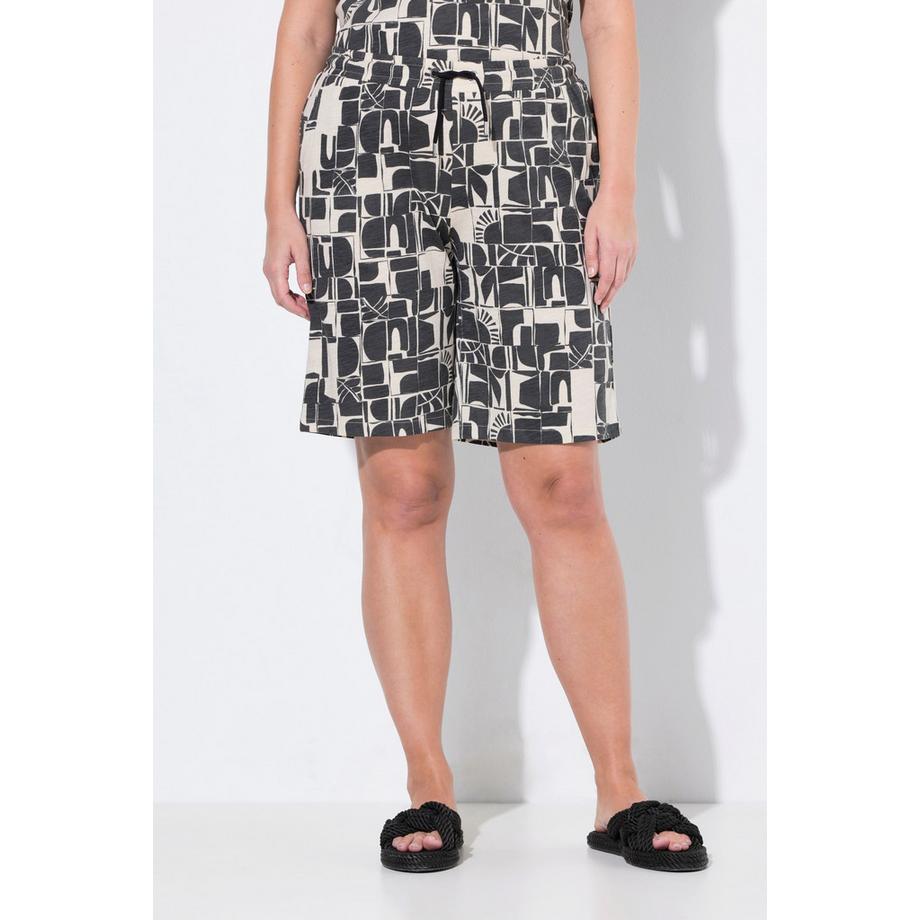 Ulla Popken Jerseyshorts Sonnen Weites Bein  