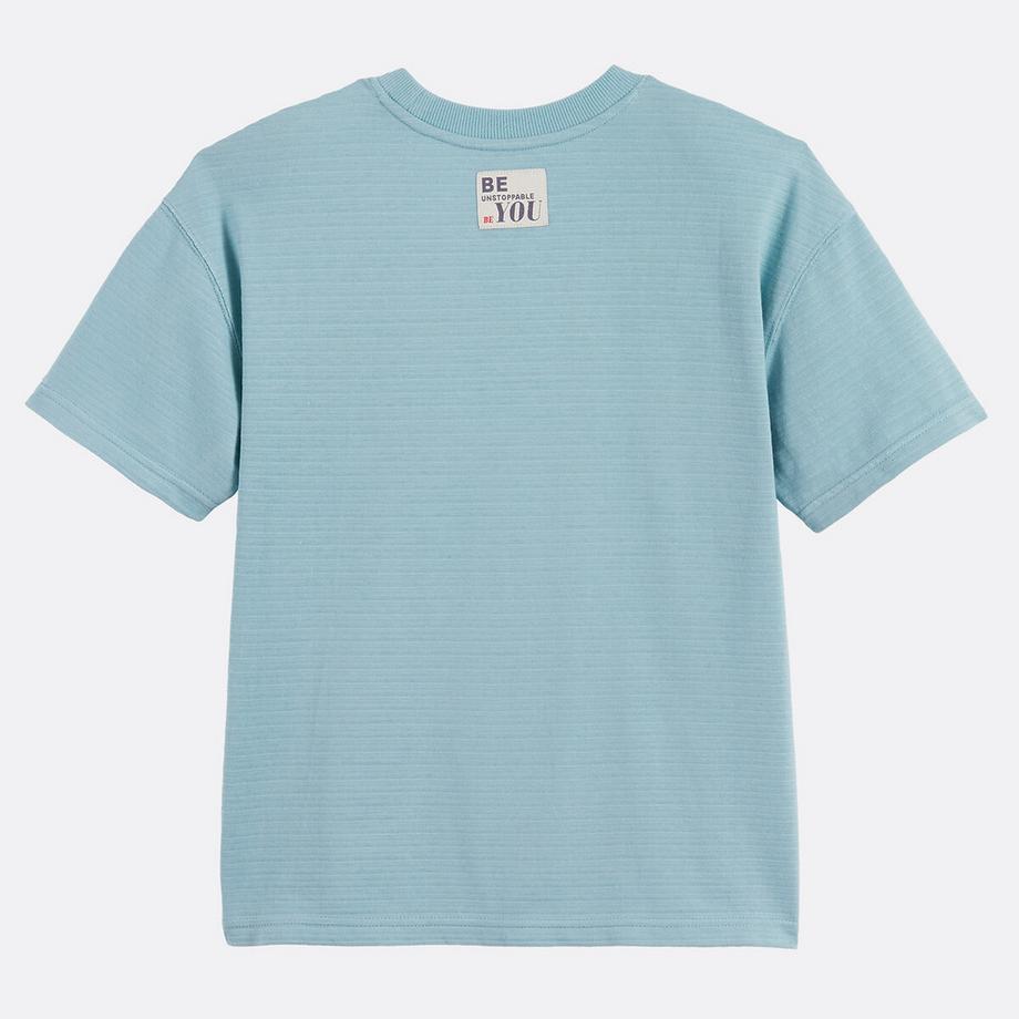 La Redoute Collections  T-Shirt mit Rundhalsausschnitt und Brusttasche 