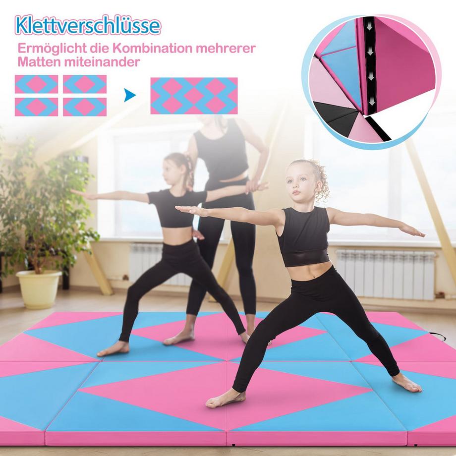 Northix  Tappetino da ginnastica pieghevole, portatile 