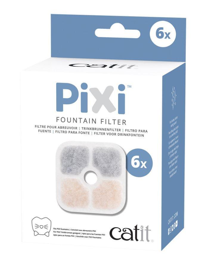 Catit  Pixi Fontaine à eau filtre pack de 6 