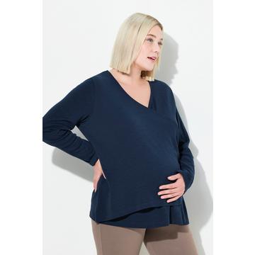 Bellieva-T-Shirt, Maternity Shape, Still-Funktion, Langarm, Biobaumwolle, GOTS