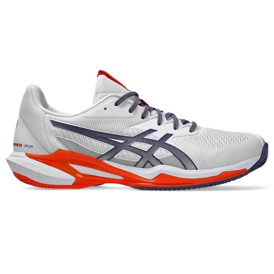 ASICS SOLUTION SPEED FF 3 CLAY WHITE/GREYISH PURPLE MAN - 47