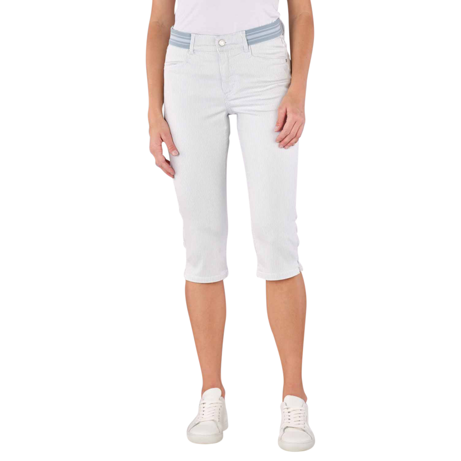 ANGELS Anacapri Slim Fit Sporty Light Stripe Pantalon  
