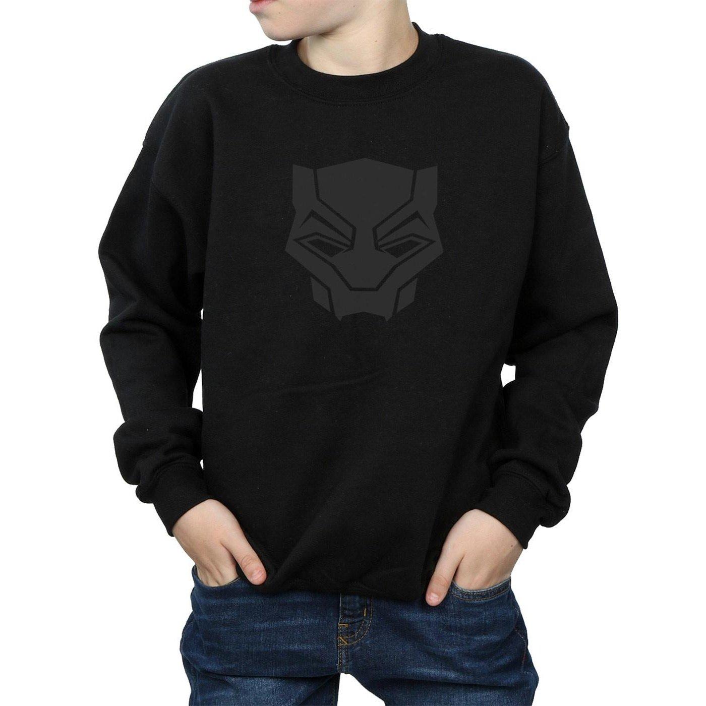 MARVEL  Black On Black Sweatshirt 