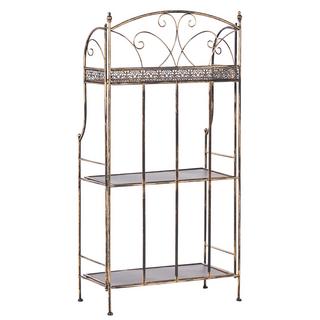 Beliani Regal aus Eisen Retro VILLADOSE  