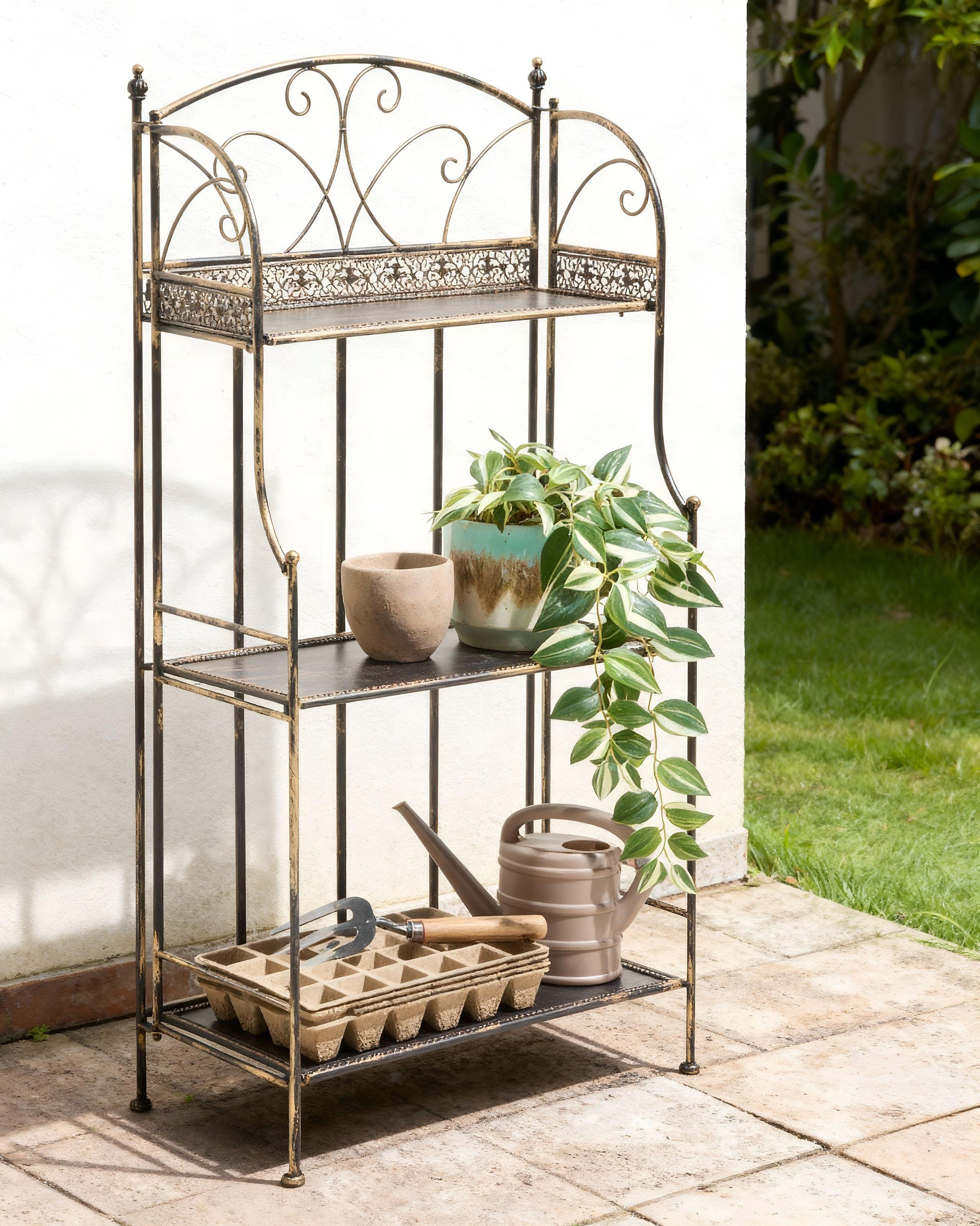 Beliani Regal aus Eisen Retro VILLADOSE  