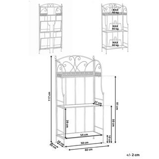 Beliani Regal aus Eisen Retro VILLADOSE  