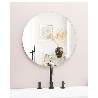 Beliani LED-Badezimmer-Spiegel aus Glas Minimalistisch CALLAC  