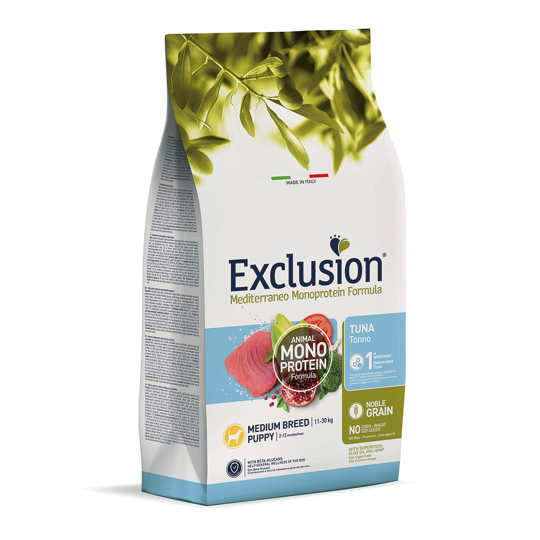 Exclusion  Mediterraneo Puppy medium Tuna 