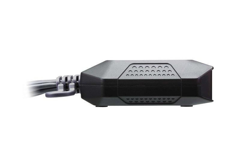 ATEN  Switch KVM cablato USB 4K HDMI a 2 porte con selettore porta remota 