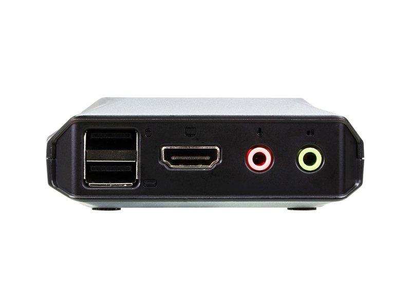 ATEN  Switch KVM cablato USB 4K HDMI a 2 porte con selettore porta remota 