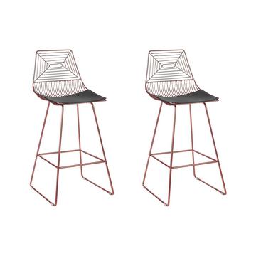 Lot de 2 chaises en Acier Industriel BISBEE