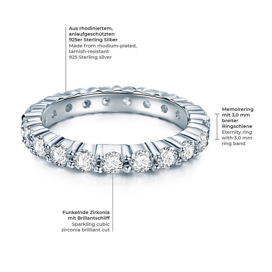 Rafaela Donata  Ring Sterling Silber Zirkonia weiß 