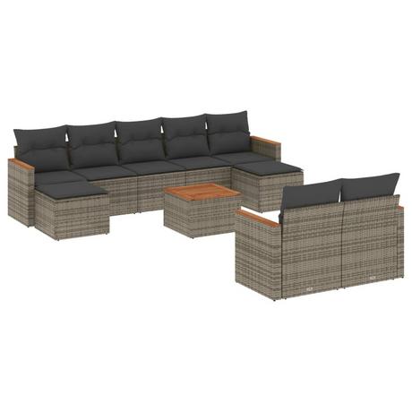 VidaXL Garten sofagarnitur poly-rattan  