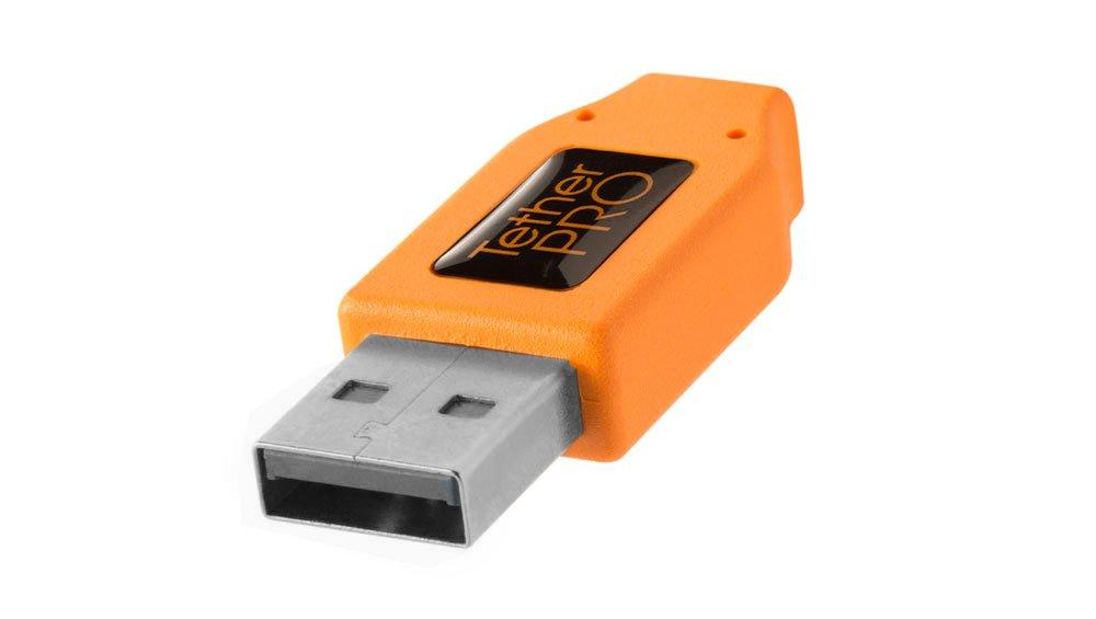 Tether Tools  CU61RT02-ORG cavo USB 0,5 m USB 3.2 Gen 1 (3.1 Gen 1) USB A Micro-USB B Arancione 