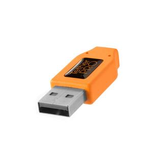 Tether Tools  CU61RT02-ORG cavo USB 0,5 m USB 3.2 Gen 1 (3.1 Gen 1) USB A Micro-USB B Arancione 