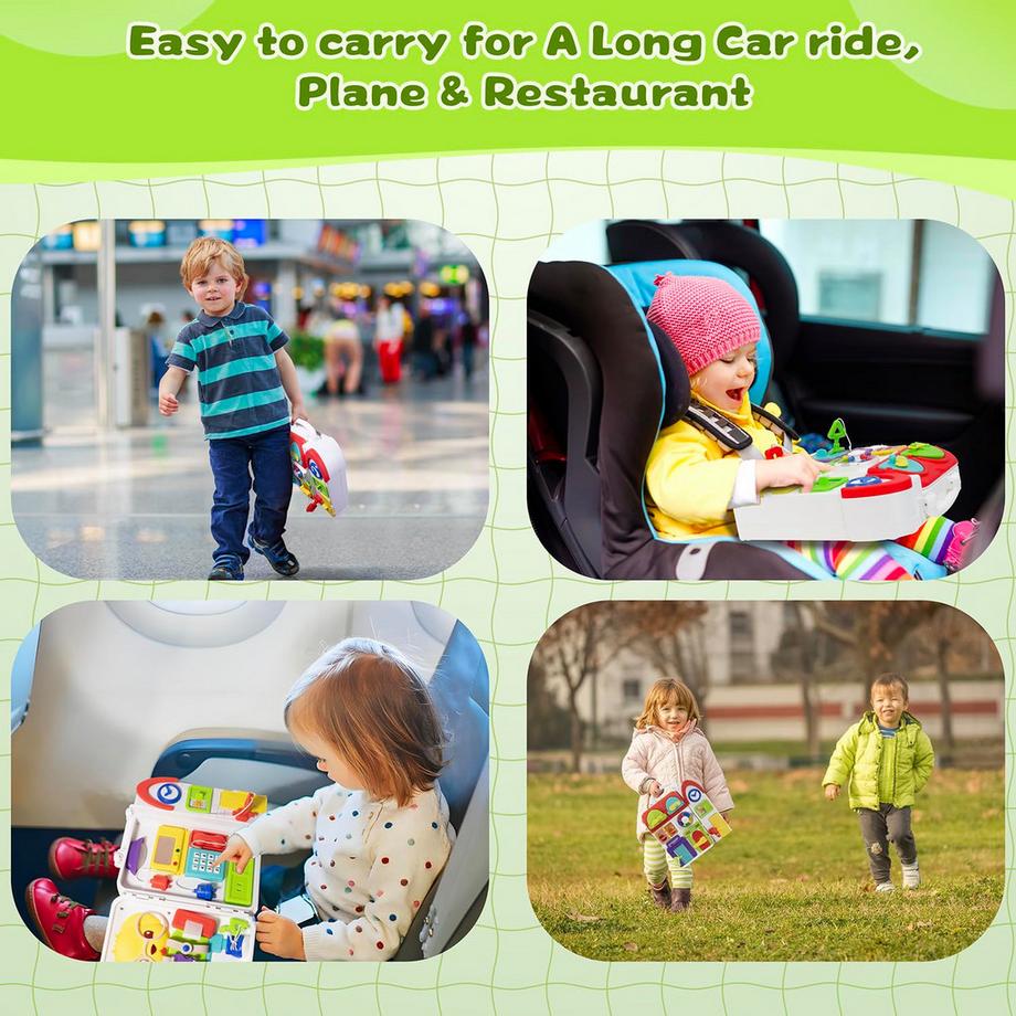 Activity-board  Busy Board Spielzeug Kleinkinder Musik/Licht/Farbe/taktile sensorische Aktivität Board pädagogisches Spielzeug und motorische Fähigkeiten Spielzeug 