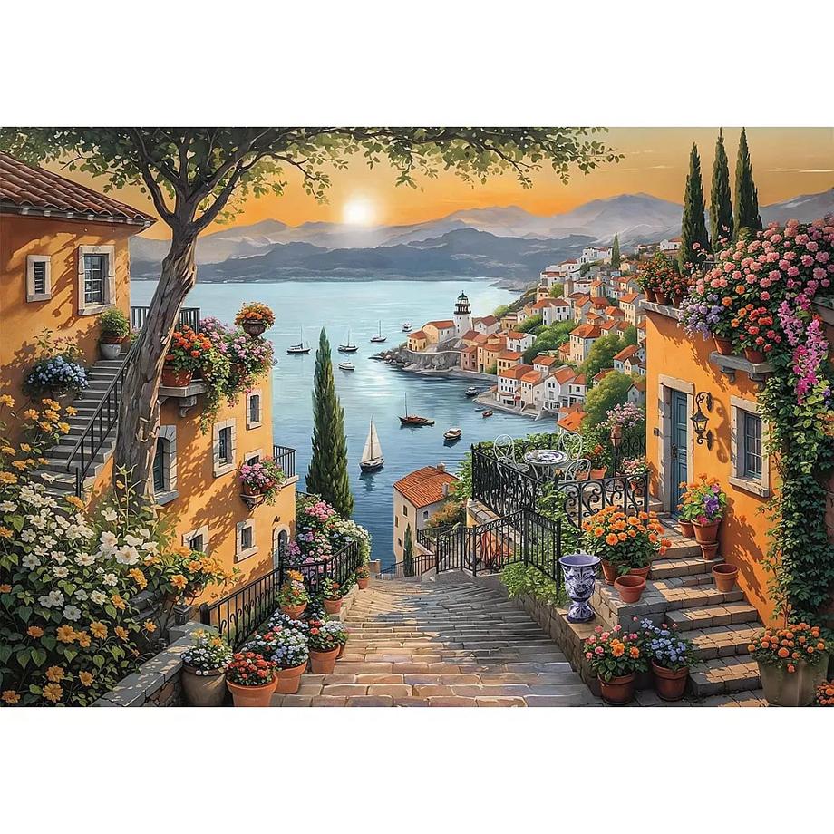 Clementoni  Puzzle Spaziergang zum Hafen (1500Teile) 