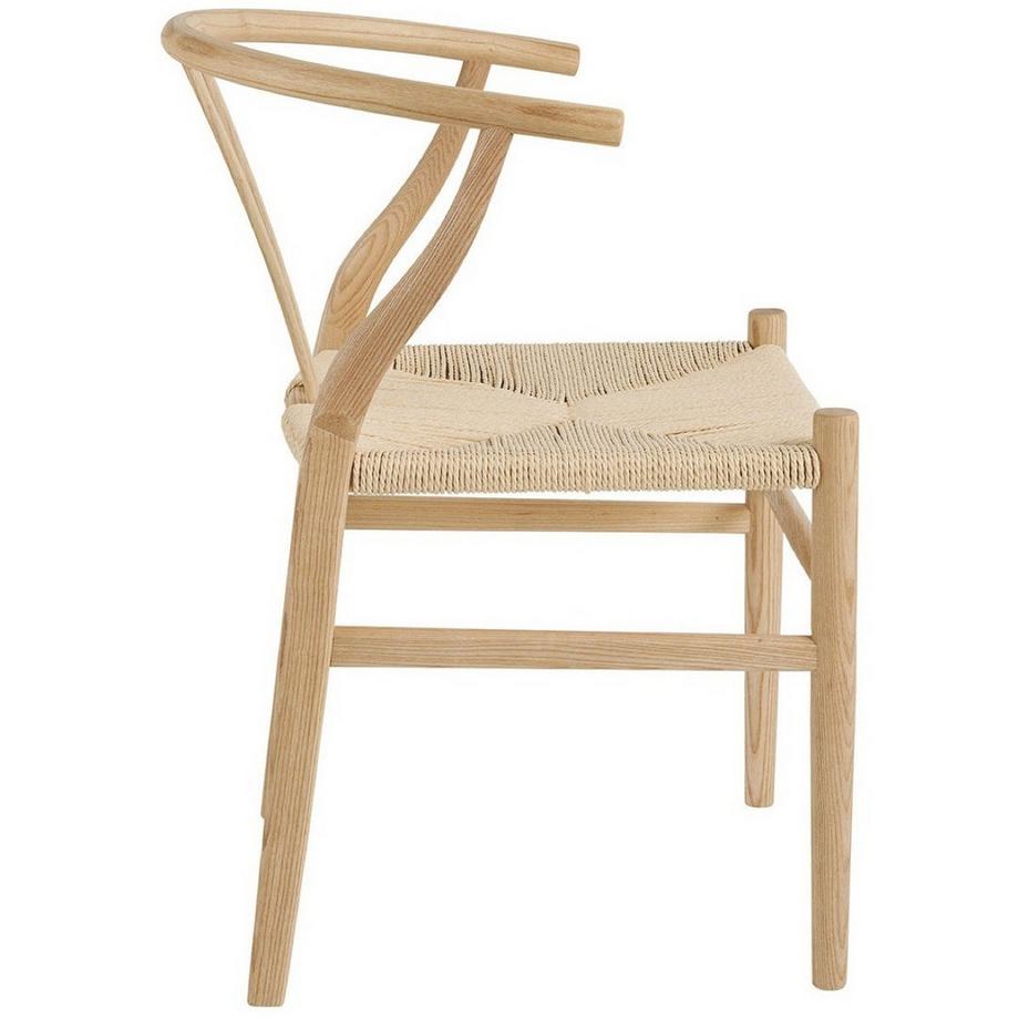 Blanc d'Ivoire Esszimmerstuhl Njord Eschenholz blond  