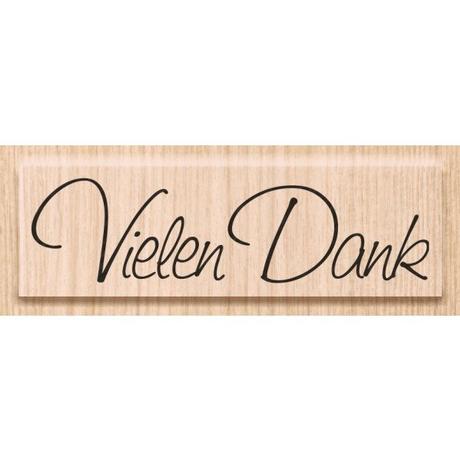 HEYDA HEYDA Stempel Vielen Dank 6.3x1.7cm 211800600 Holz matt  