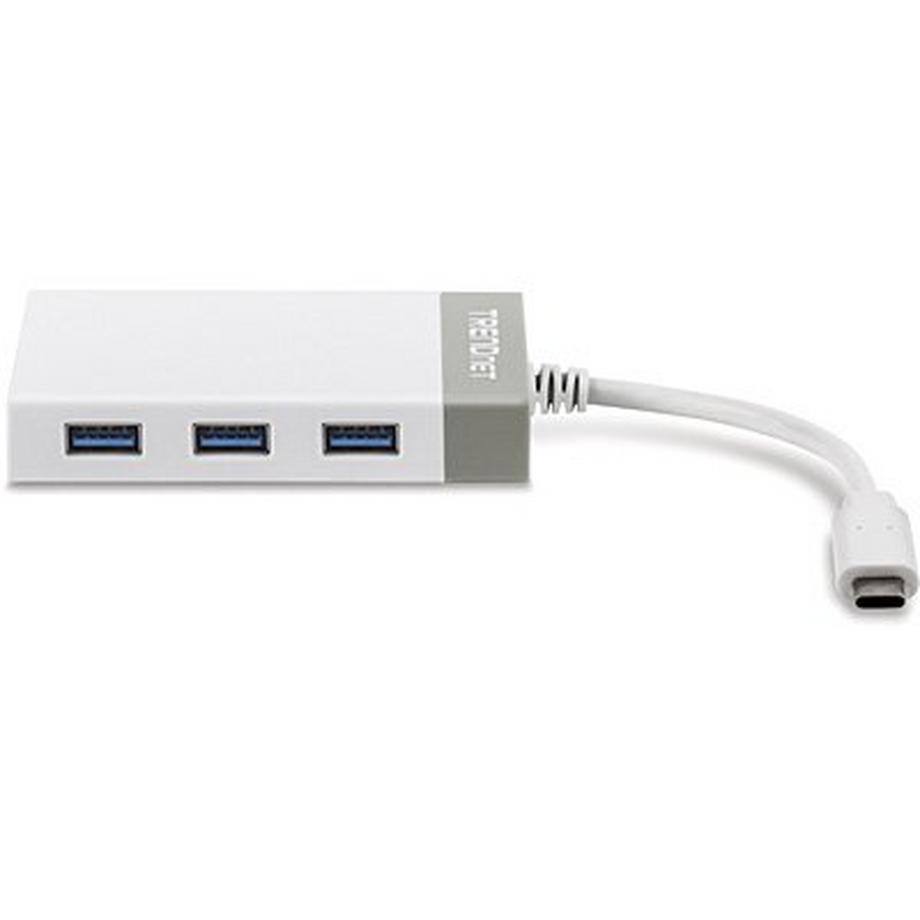 TRENDNET  TUC-ETGH3 USB-C to Gigabit Ethernet Adapter + USB Hub 