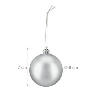 Northix Ensemble de boules de Noël mates  