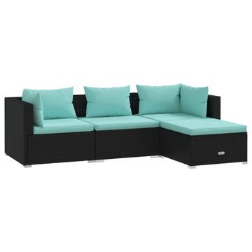 set lounge giardino Polirattan