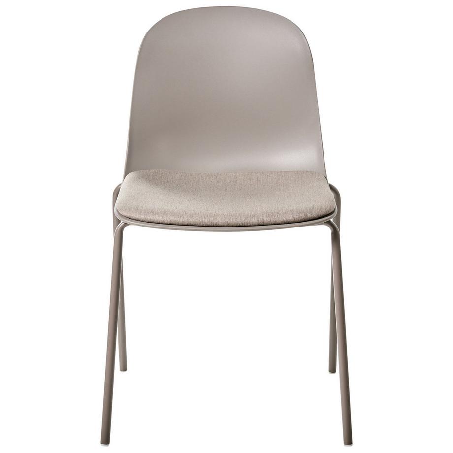 Beliani Konferenzstuhl 2er Set aus Kunststoff  DORR  