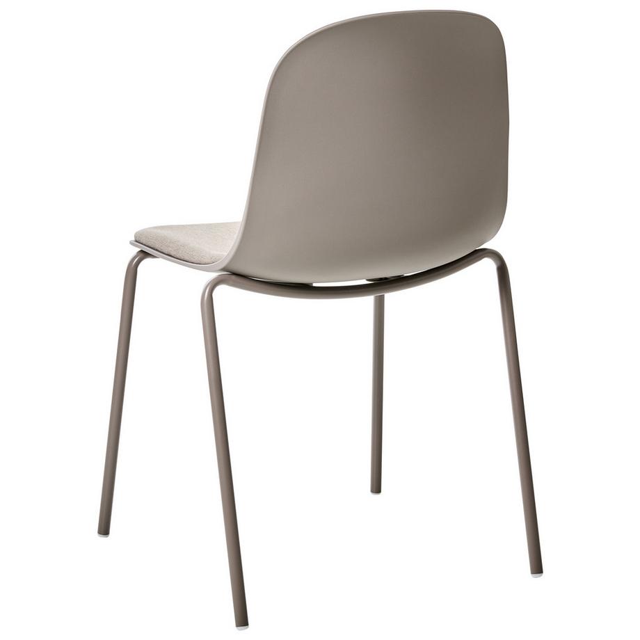 Beliani Konferenzstuhl 2er Set aus Kunststoff  DORR  