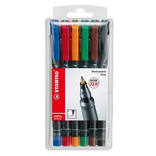 STABILO STABILO OHP Pen permanent F 6er Etui  