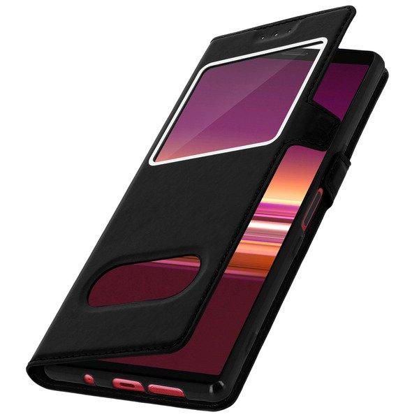 Avizar  Doppelfenster Cover Xperia 5 Schwarz 