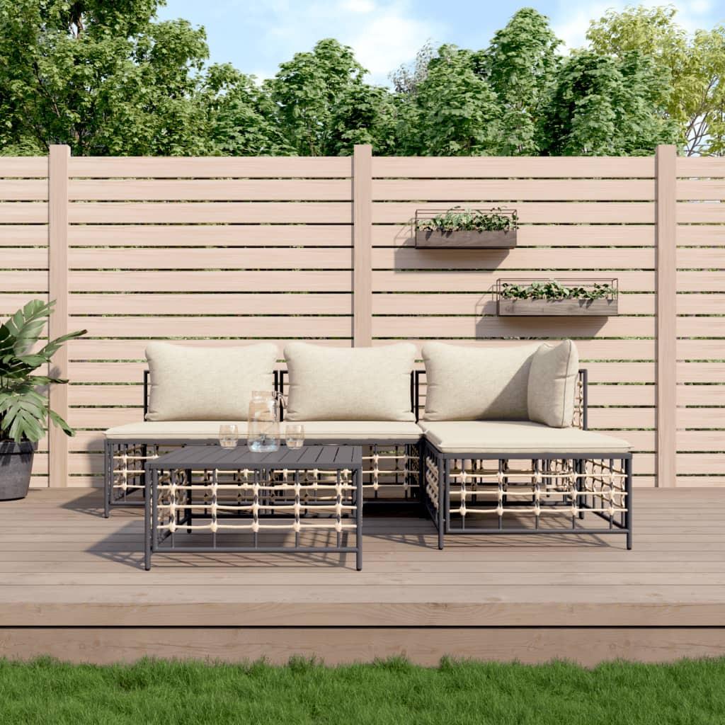 VidaXL Garten lounge set poly-rattan  