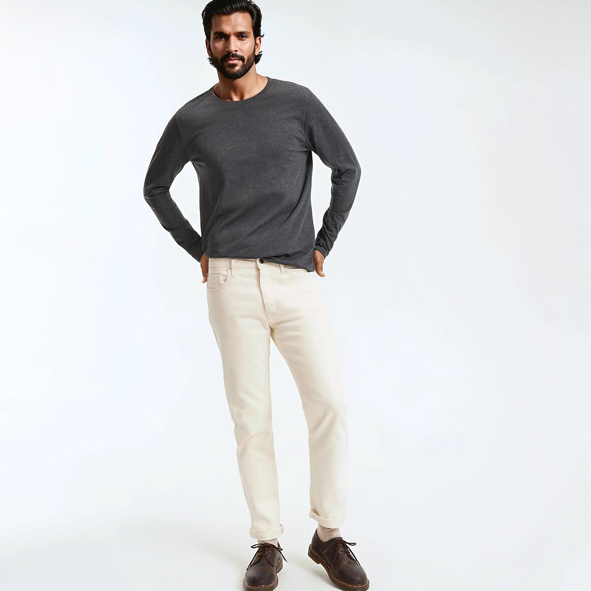 La Redoute Collections Langarmshirt Rundhalsausschnitt  