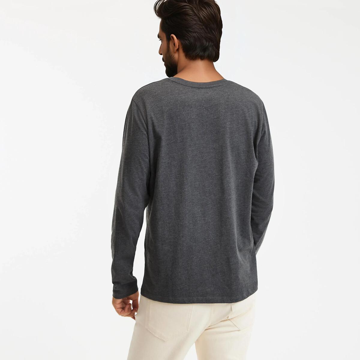 La Redoute Collections Langarmshirt Rundhalsausschnitt  