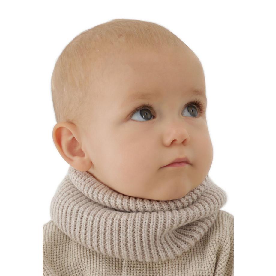 Maxte  Écharpe Tube d’Hiver pour Fille 100%    Extra Fine Vanilla 