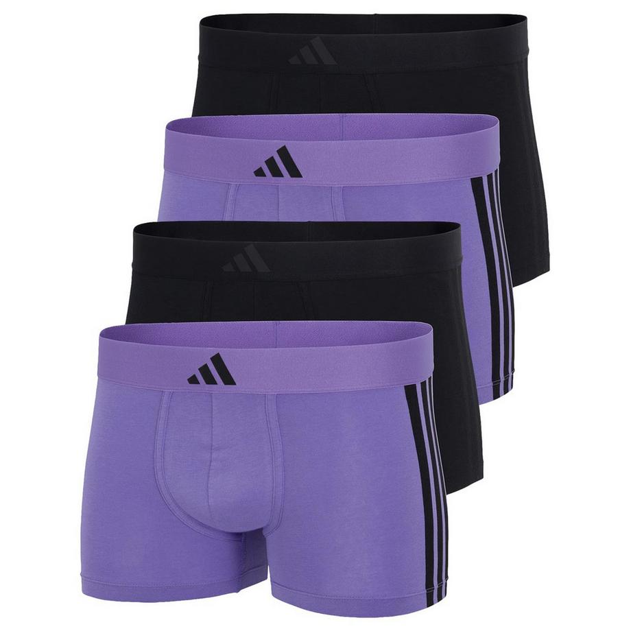 4er Pack Active Flex Cotton 3 Stripes - Retro Short / Pant