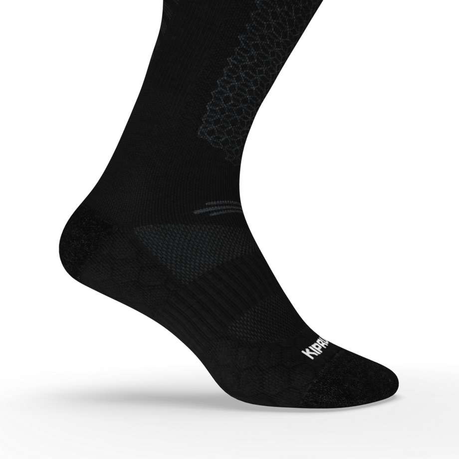 KIPRUN Chaussettes de running hautes laine mérinos Run 900  