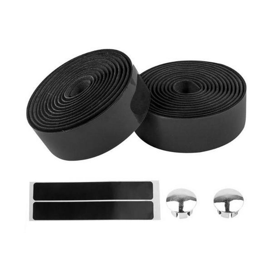 2x Lenkerbänder für Fahrrad - Schwarz