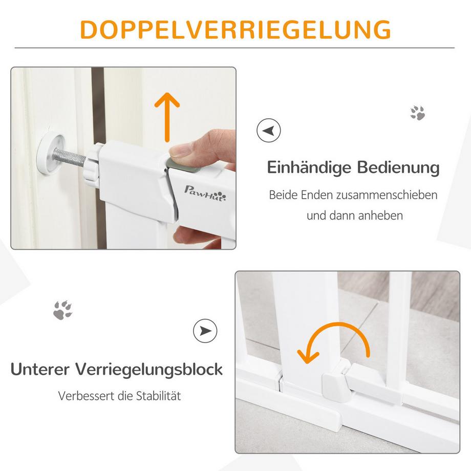 PawHut  Protection de porte pour chien 