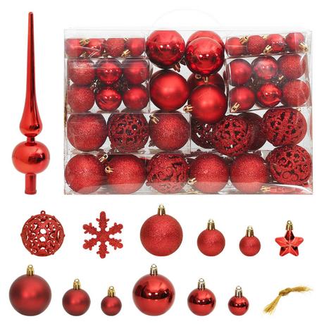 VidaXL set palline di Natale  